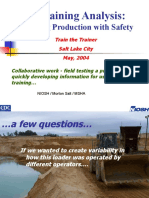Job Training Analysis:: Integrating Production With Safety