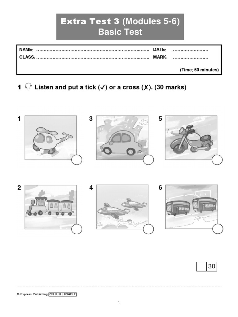 Extra Test 3 (Modules 5-6) | PDF | Ball Games | Games Of Physical Skill
