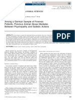 Among A German Sample of Forensic Patients, Previous Animal Abuse Mediates Between Psychopathy and Sadistic Actions