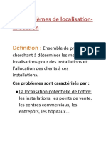 Les Problèmes de Localisation