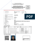 Online Application For Competitive Examination (CSS) 2022 (MCQ Based Preliminary Test)