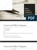 Root Cause Analysis: Fish Bone Diagram or Cause and Effect Diagram