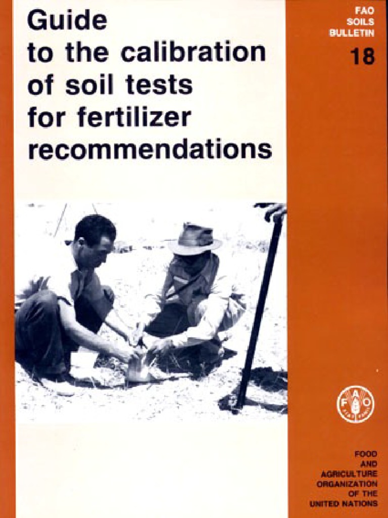 Of Soil Tests For Fertilizer To The Calibration PDF Soil Fertilizer