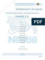Nestlé Financial Analysis