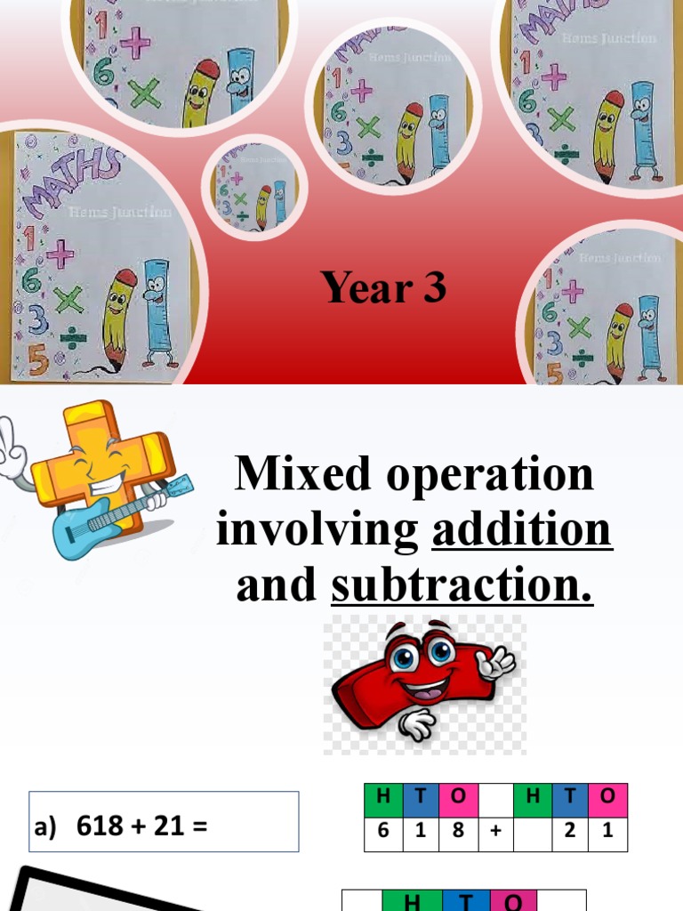 Mixed Operation Addition and Subtraction PDF