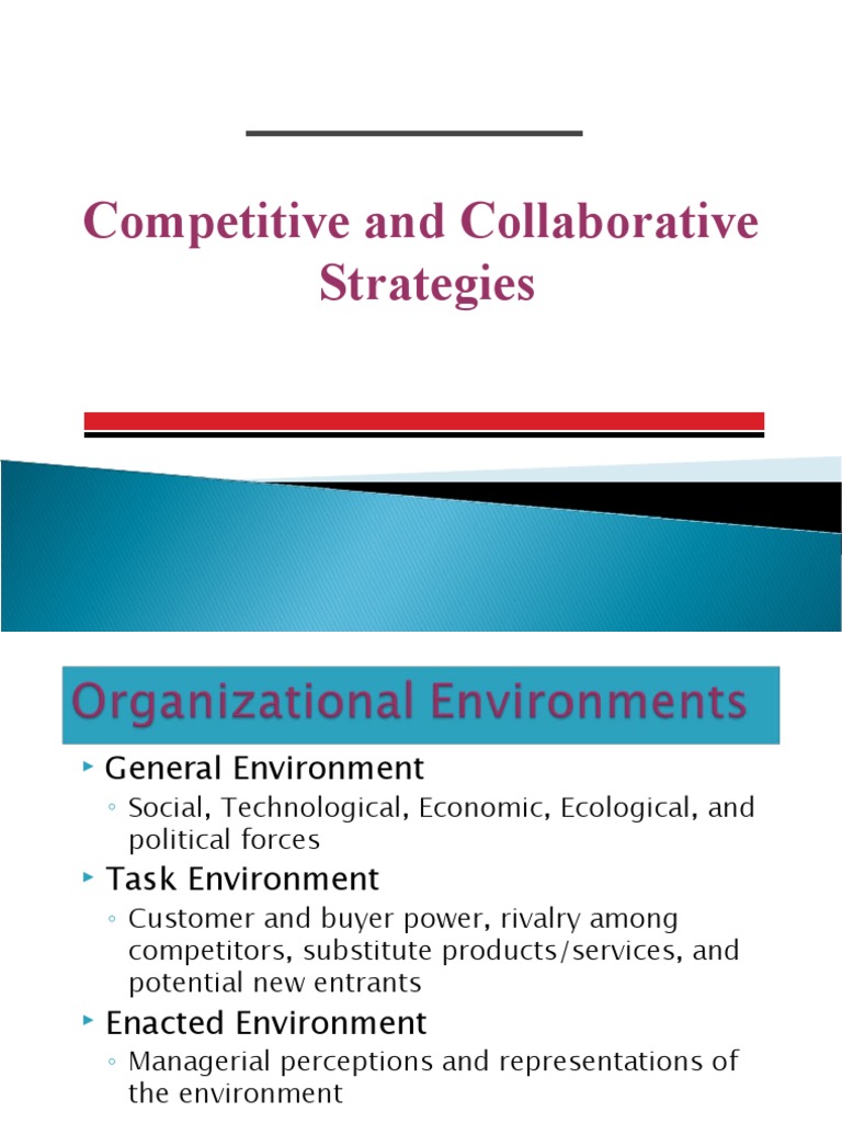 Competitive Strategies and Organizational Change | PDF | Strategic ...