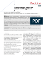 Effect of Self-Acupressure On Middle Ear Barotrauma Associated With Hyperbaric