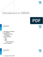 Introduction To DBMS
