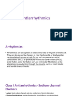 Types & Classes of Antiarrhythmic Drugs
