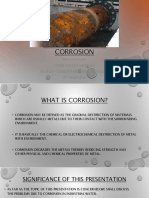 Industrial Water Corrosion: Presented by Yaser Saleem Siddiqui M.Tech - Civil (Environmental Engg.) 3 Semester