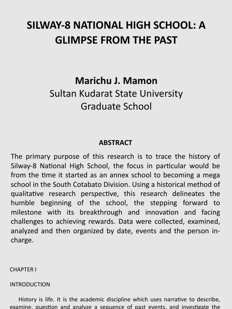 Qualitative Research Sample Presentation | PDF | Qualitative Research ...