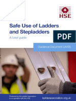 Safe Use of Ladders and Stepladders: A Brief Guide