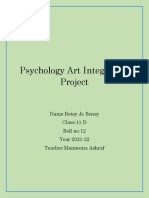 Psychology Art Integration Project
