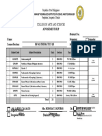 Advisement Slip Student No.: Name: Semester: 2 Semester Course/Section: Bs Mathematics 1B School Year: 2020 - 2021