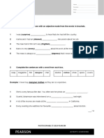 B1 Preliminary Unit 8 Test: Vocabulary