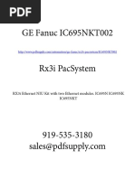 GE Fanuc IC695NKT002: RX3i Ethernet NIU Kit With Two Ethernet Modules. IC695N IC695NK IC695NKT