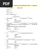 Conytinuity and Differentiability Test