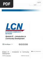 Community Development Framework | PDF | Community Development | Community