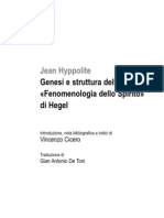 2005. Vincenzo Cicero, Introduzione a Jean Hyppolite, Genesi e struttura
