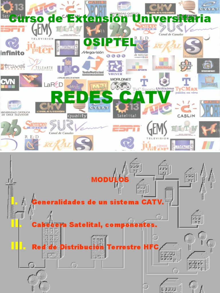 Sistema CATV: Internet y TV por Cable | PDF | Televisión por cable ...