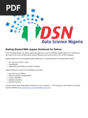 Introduction to Python by Data Science Nigeria