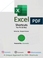 Excel Shortcuts DD