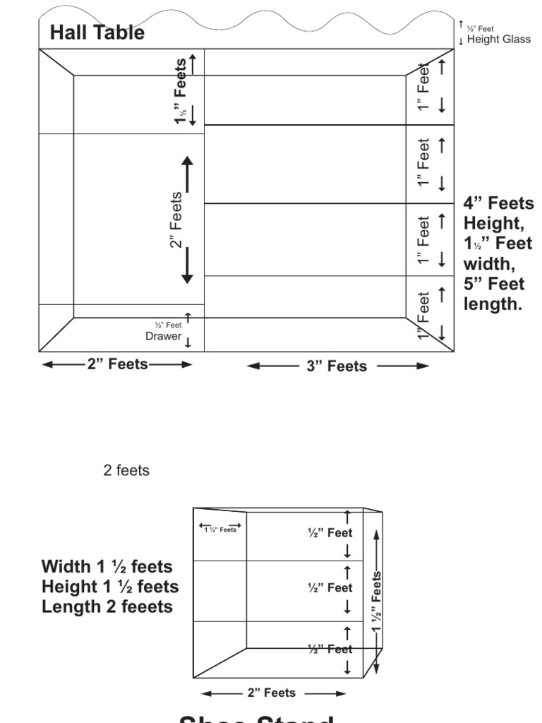 Hall Table: 4