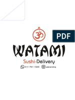 All you can eat de sushi y comida japonesa en Watami
