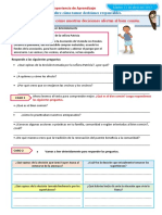 D2 A1 FICHA Descubrimos Cómo Nuestras Decisiones Afectan Al Bien Común.