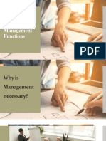 Management & Management Functions