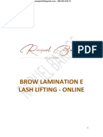 Brow laminação e lifting de cílios online