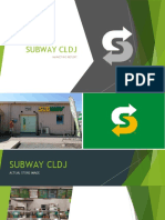 Subway CLDJ: Marketing Report