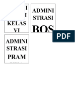 Admini Strasi Kelas VI Admini Strasi: Pram UKA