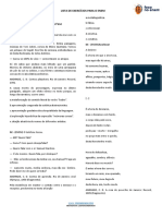 Modernismo Brasileiro 2a Fase Lista de Exercicios Literatura ENEM