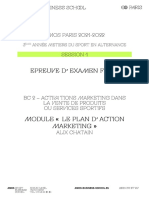 Sujet Partiel - B3 MS Alternance - 21-22 - Plan D'action Marketing - CHATAIN