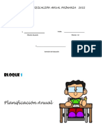 Planificación anual primaria 2022 formación ciudadana