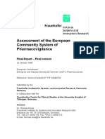 Assessment of The European Community System of Pharmacovigilance