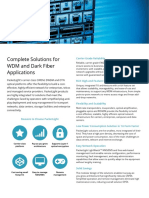 Complete Solutions For WDM and Dark Fiber Applications: Carrier Grade Reliability