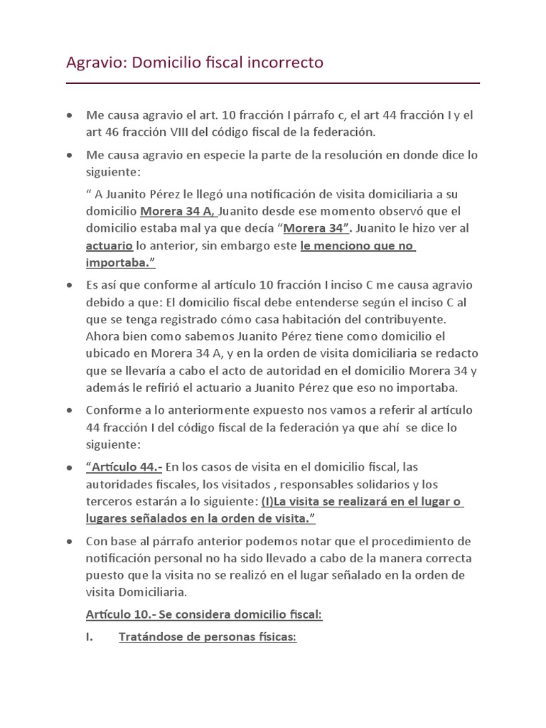 Agravio 1 Práctica de Fiscal. | PDF | Justicia | Crimen y violencia