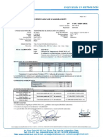 3 Certificado de Termómetro - Heater