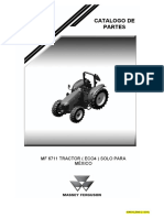 Catalogo de Partes: MF 6711 Tractor (Eco4) Solo para México