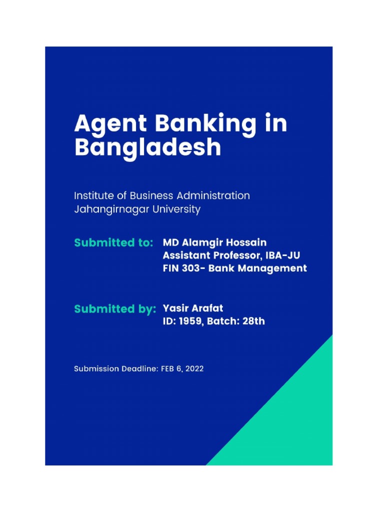 Agent Banking in Bangladesh | PDF | Banks | Financial Inclusion