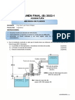 Examen Final-2022-I-MECÁNICA DE FLUIDOS I-B