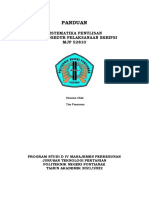 Revisi - 2022. Panduan Sistimatika Penulisan Dan Prosedur Pelaksanaan Skripsi