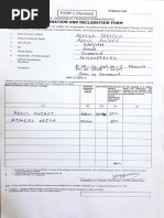 Nomination and Declaration Form