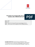 K-Pos7.X - Procedure For Temp Start Up Recorder Session After 1jan2020 - RevB