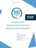 Trabajo Final ENCUESTA NIÑOS MENORES DE 5 AÑOS