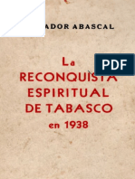La Reconquista Espiritual de Ta - Salvador Abascal