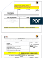 Plan Semanal 1er Grado