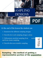Part 8 - Sampling Designs